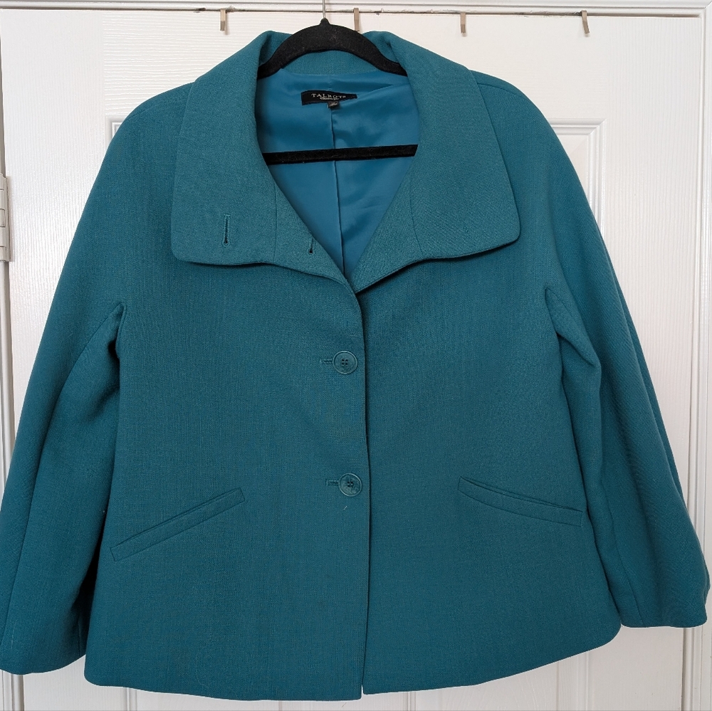 Talbots Button Down Blazer Jacket - image 1